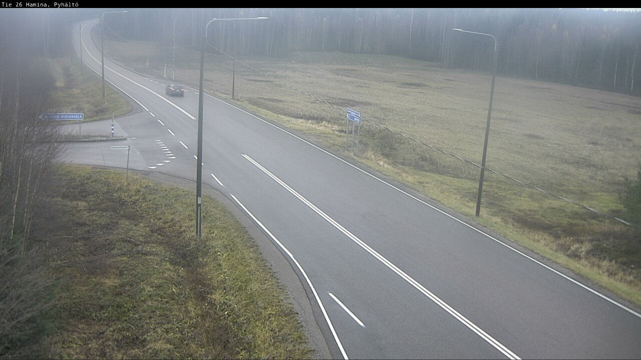 Kelikamerat Kuva Tie 26 Hamina, Pyhältö, Hamina, Kymenlaakso