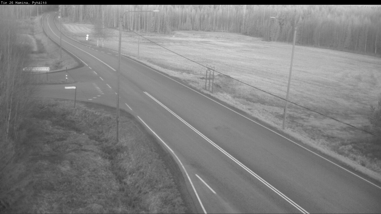 Kelikamerat Kuva Tie 26 Hamina, Pyhältö, Hamina, Kymenlaakso