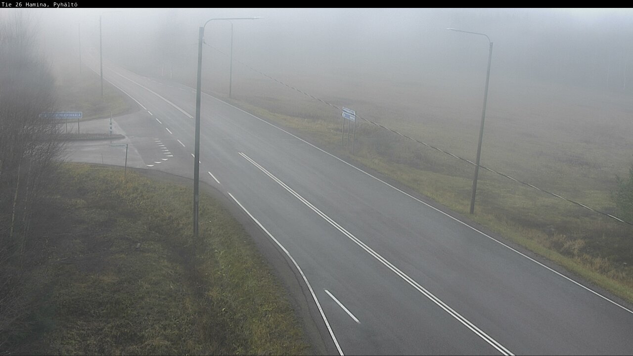 Kelikamerat Kuva Tie 26 Hamina, Pyhältö, Hamina, Kymenlaakso