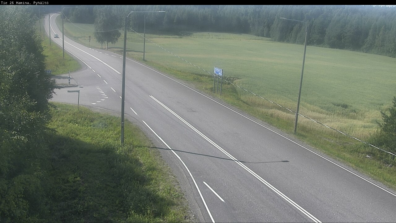 Kelikamerat Kuva Tie 26 Hamina, Pyhältö, Hamina, Kymenlaakso