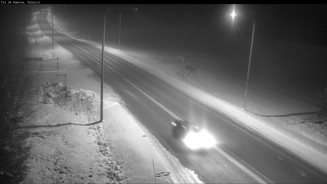 Kelikamerat Kuva Tie 26 Hamina, Pyhältö, Hamina, Kymenlaakso