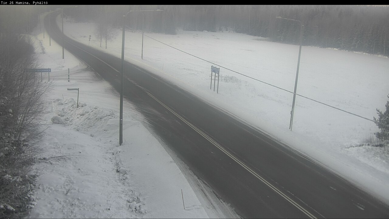 Kelikamerat Kuva Tie 26 Hamina, Pyhältö, Hamina, Kymenlaakso