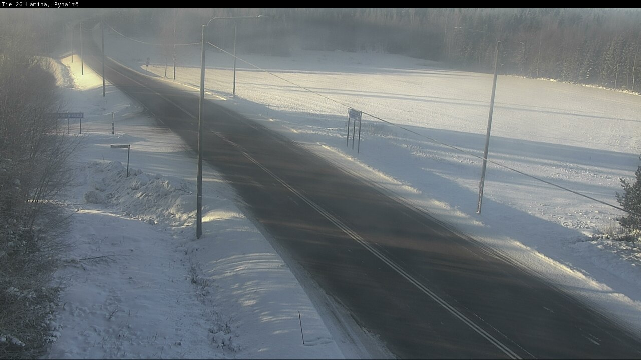 Weather Camera Image Road 26 Hamina, Pyhältö, Hamina, Kymenlaakso