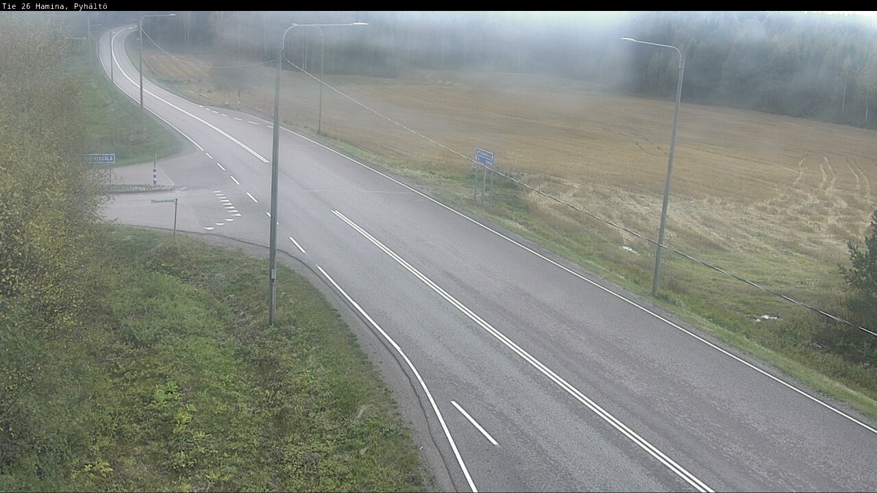 Kelikamerat Kuva Tie 26 Hamina, Pyhältö, Hamina, Kymenlaakso
