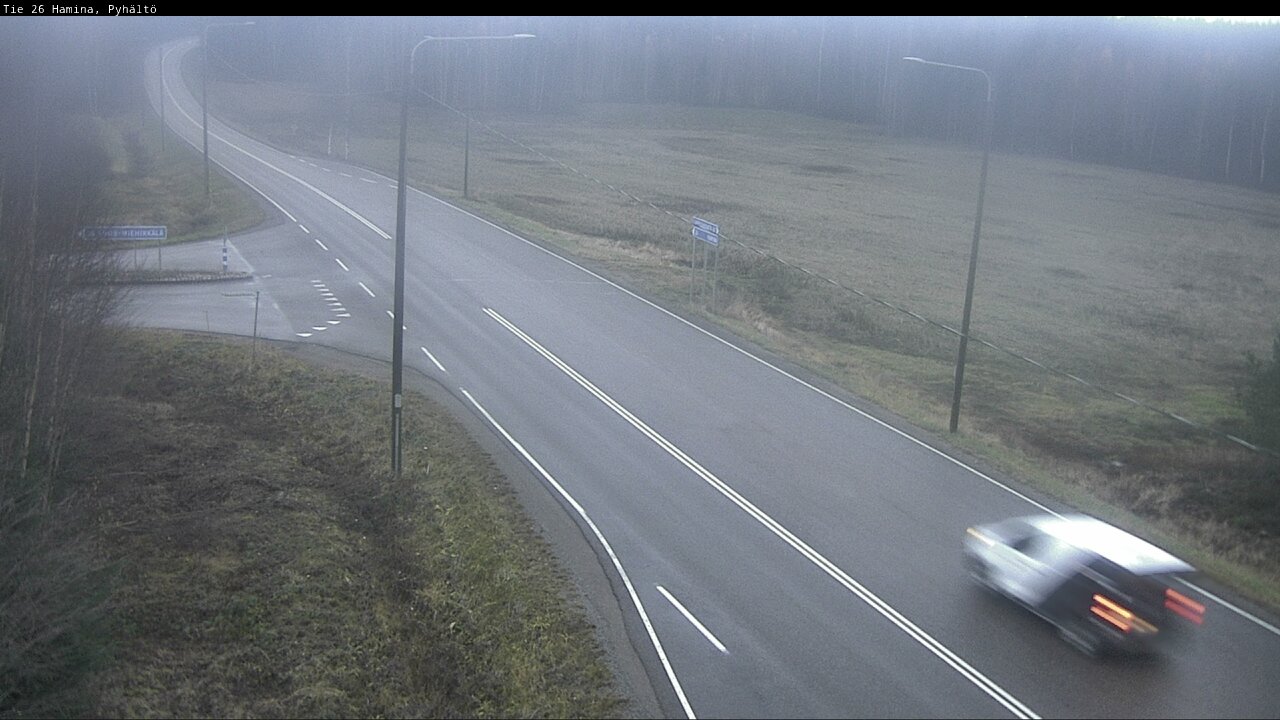 Kelikamerat Kuva Tie 26 Hamina, Pyhältö, Hamina, Kymenlaakso