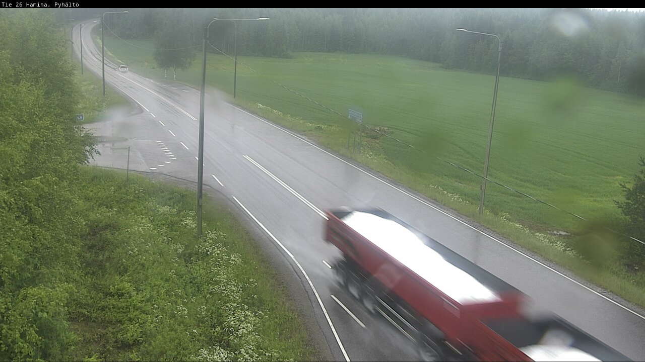 Kelikamerat Kuva Tie 26 Hamina, Pyhältö, Hamina, Kymenlaakso