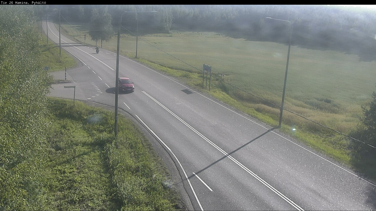 Kelikamerat Kuva Tie 26 Hamina, Pyhältö, Hamina, Kymenlaakso