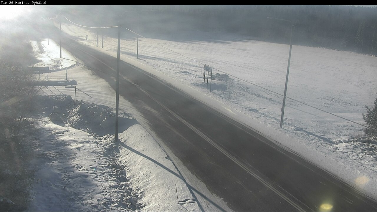 Kelikamerat Kuva Tie 26 Hamina, Pyhältö, Hamina, Kymenlaakso