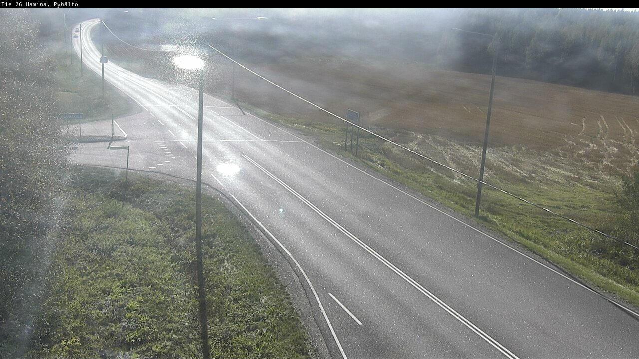 Weather Camera Image Road 26 Hamina, Pyhältö, Hamina, Kymenlaakso