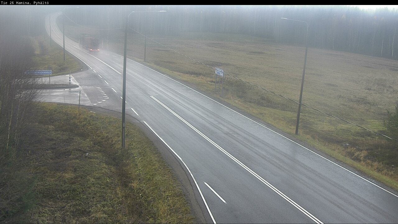 Kelikamerat Kuva Tie 26 Hamina, Pyhältö, Hamina, Kymenlaakso