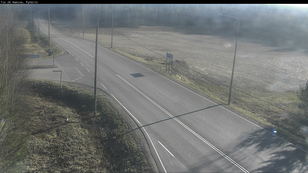 Kelikamerat Kuva Tie 26 Hamina, Pyhältö, Hamina, Kymenlaakso