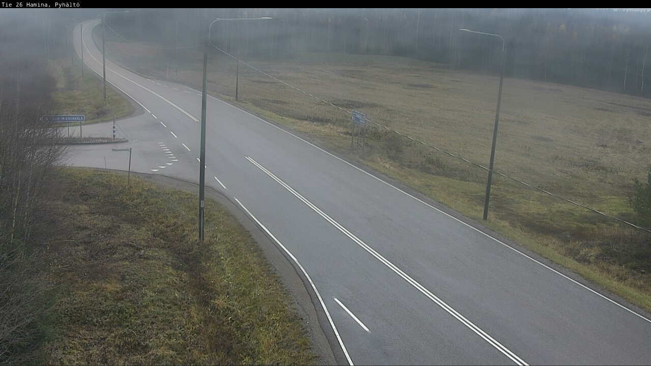 Kelikamerat Kuva Tie 26 Hamina, Pyhältö, Hamina, Kymenlaakso