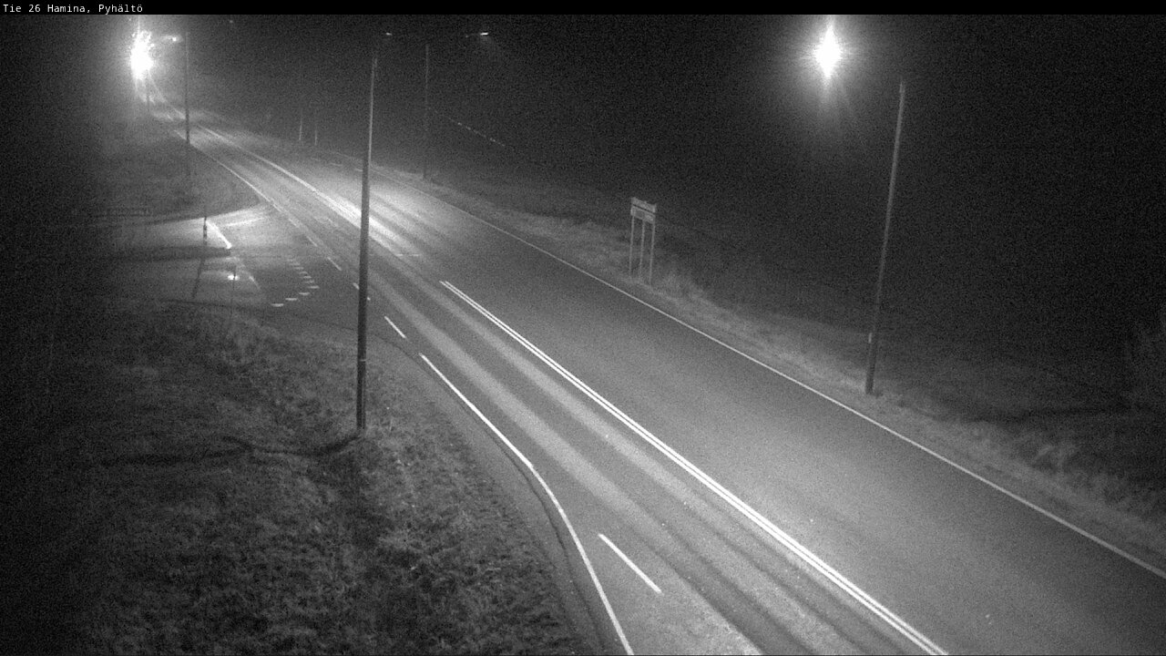 Kelikamerat Kuva Tie 26 Hamina, Pyhältö, Hamina, Kymenlaakso