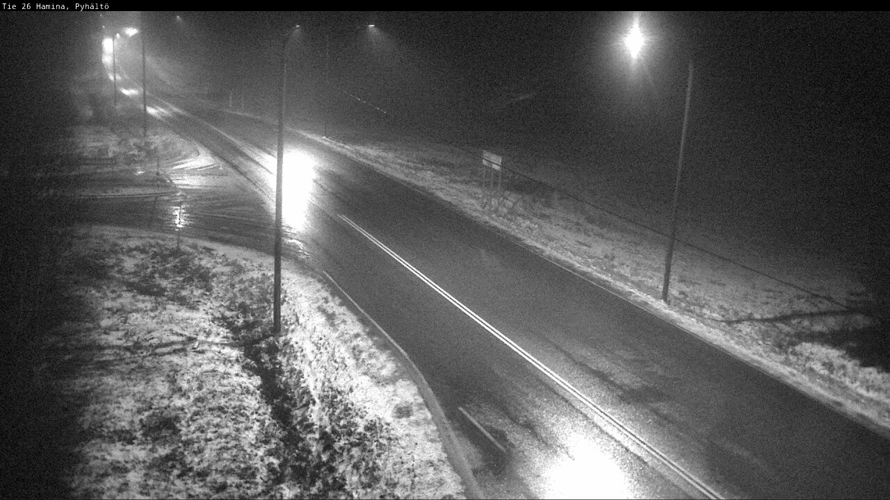 Weather Camera Image Väg 26 Pyhältö, Hamina, Kymenlaakso