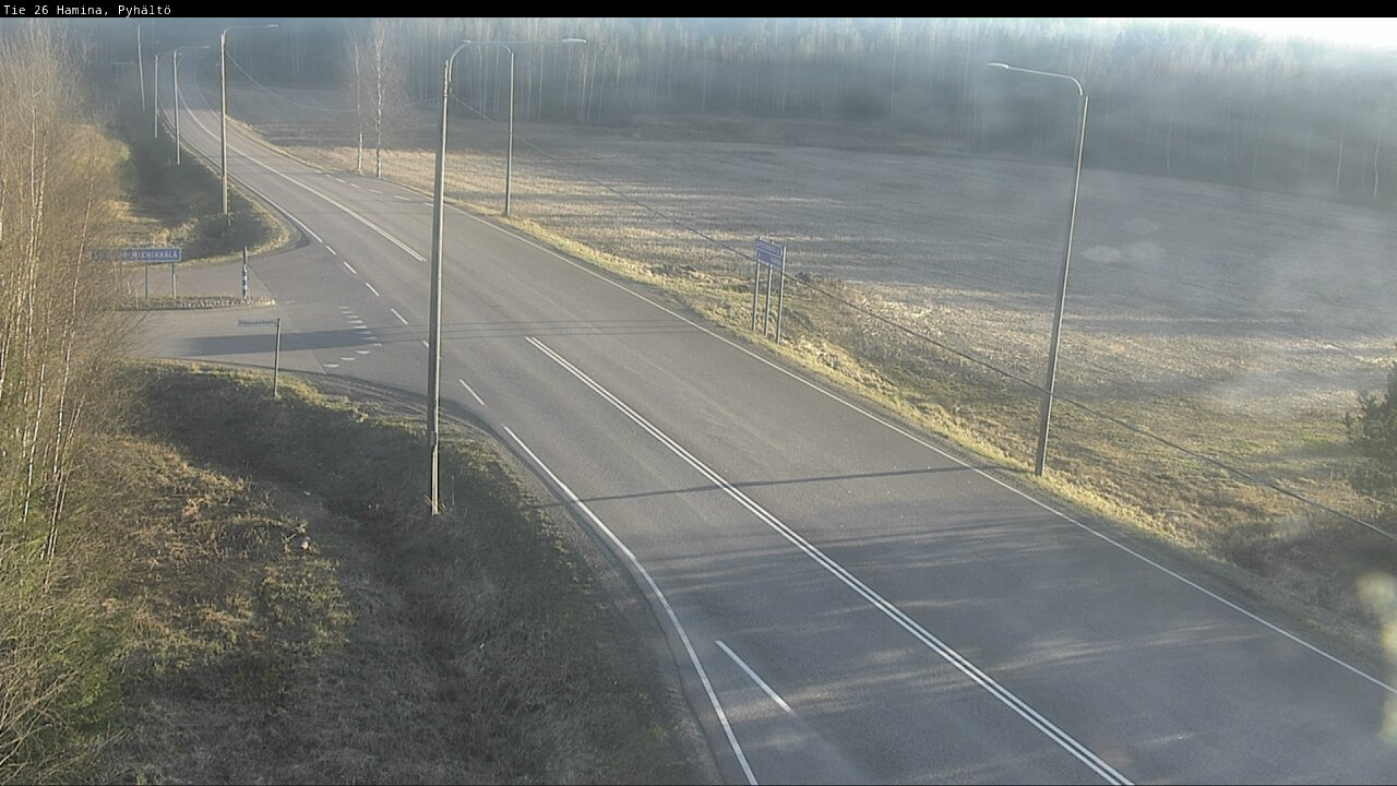 Kelikamerat Kuva Tie 26 Hamina, Pyhältö, Hamina, Kymenlaakso