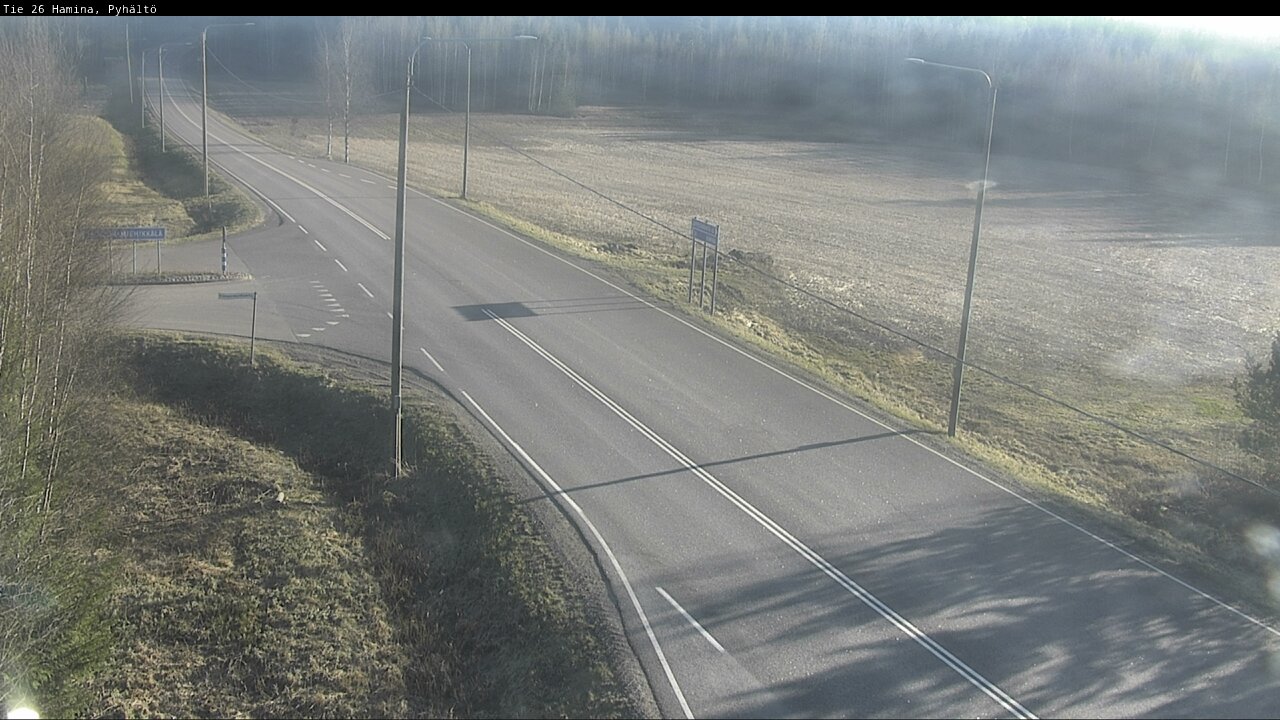 Kelikamerat Kuva Tie 26 Hamina, Pyhältö, Hamina, Kymenlaakso