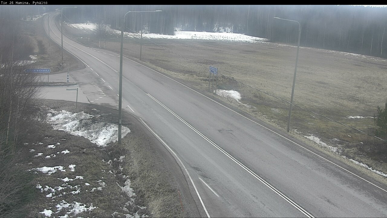 Kelikamerat Kuva Tie 26 Hamina, Pyhältö, Hamina, Kymenlaakso