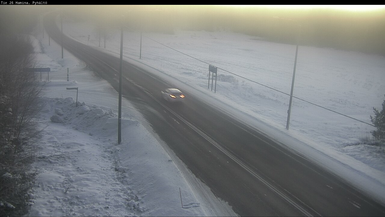 Kelikamerat Kuva Tie 26 Hamina, Pyhältö, Hamina, Kymenlaakso