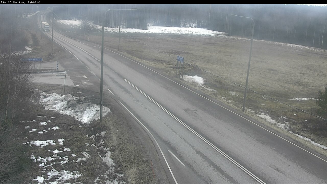 Kelikamerat Kuva Tie 26 Hamina, Pyhältö, Hamina, Kymenlaakso