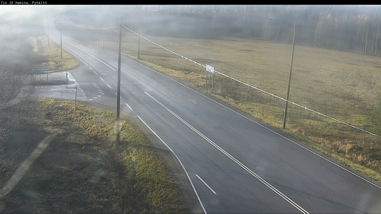 Kelikamerat Kuva Tie 26 Hamina, Pyhältö, Hamina, Kymenlaakso