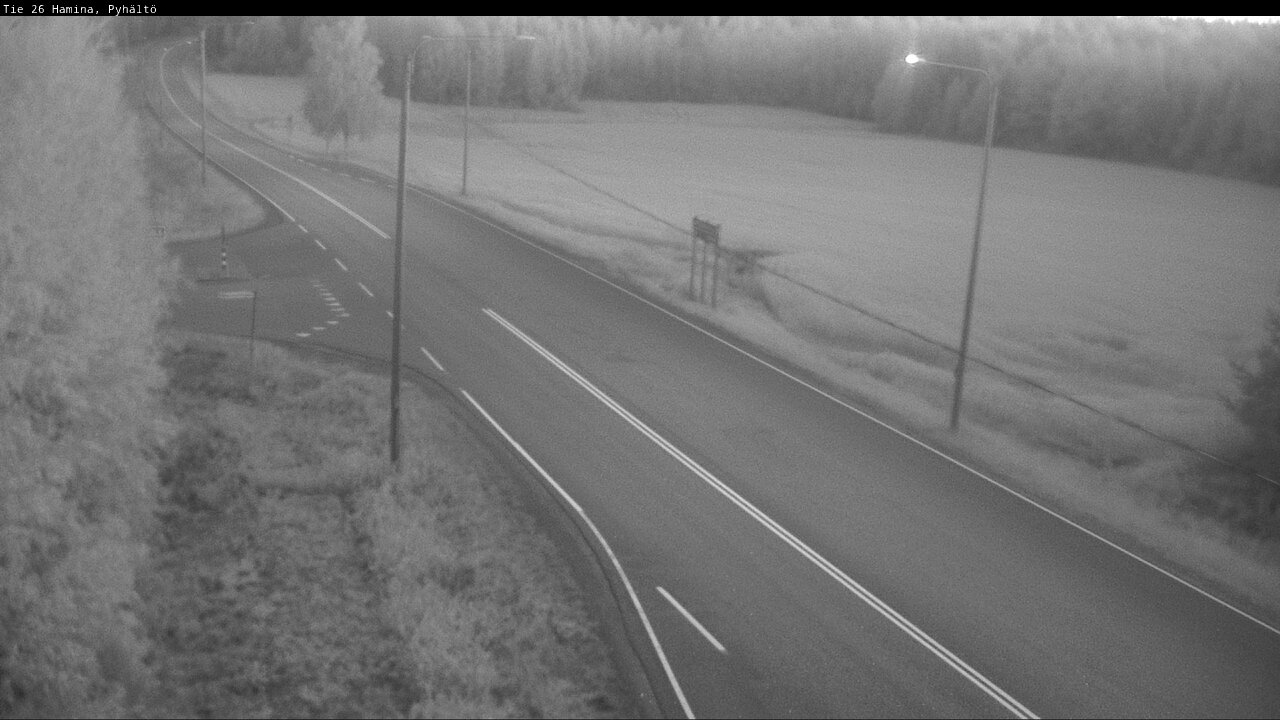Kelikamerat Kuva Tie 26 Hamina, Pyhältö, Hamina, Kymenlaakso