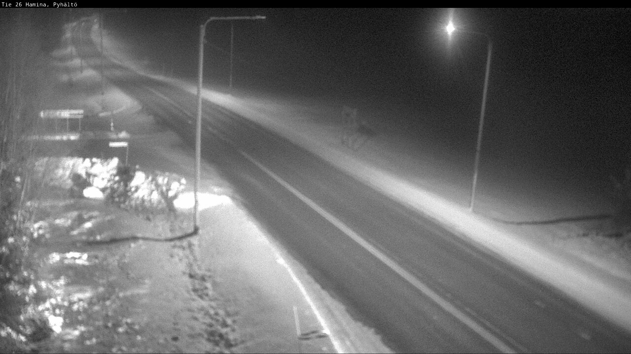 Kelikamerat Kuva Tie 26 Hamina, Pyhältö, Hamina, Kymenlaakso