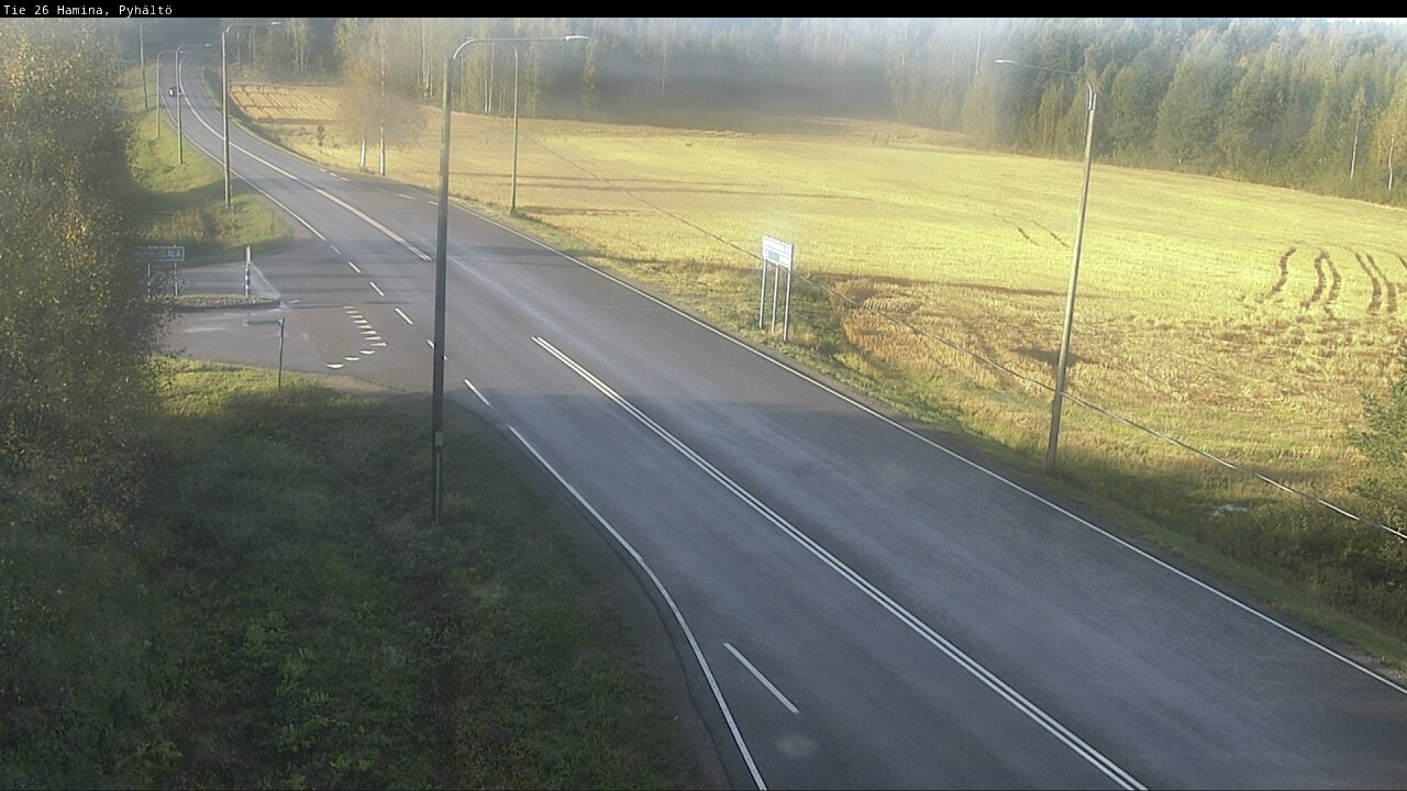 Kelikamerat Kuva Tie 26 Hamina, Pyhältö, Hamina, Kymenlaakso