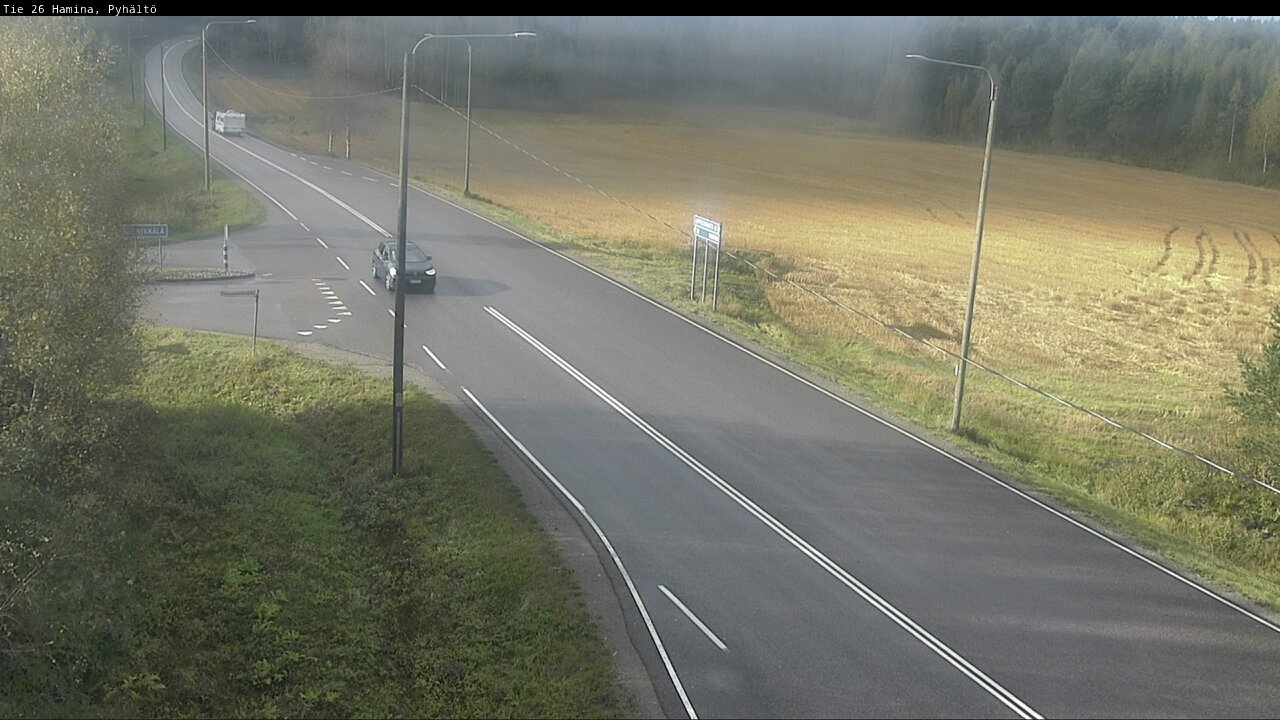 Kelikamerat Kuva Tie 26 Hamina, Pyhältö, Hamina, Kymenlaakso