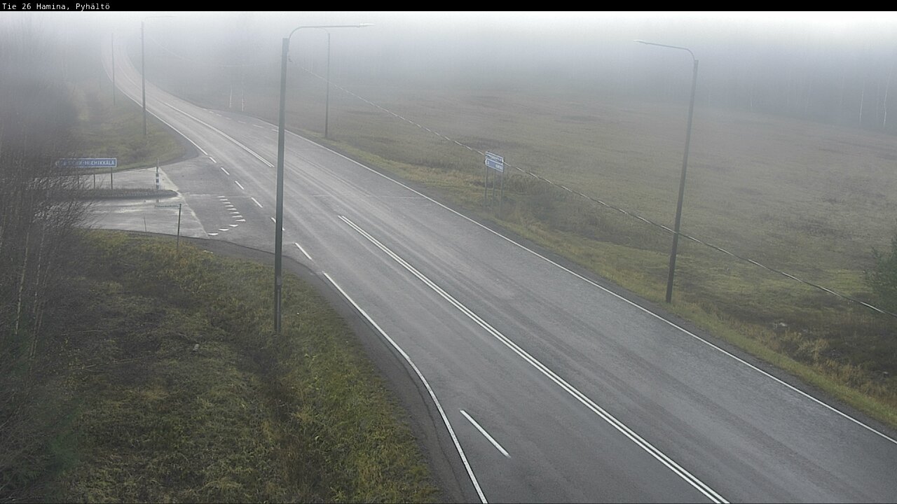 Kelikamerat Kuva Tie 26 Hamina, Pyhältö, Hamina, Kymenlaakso