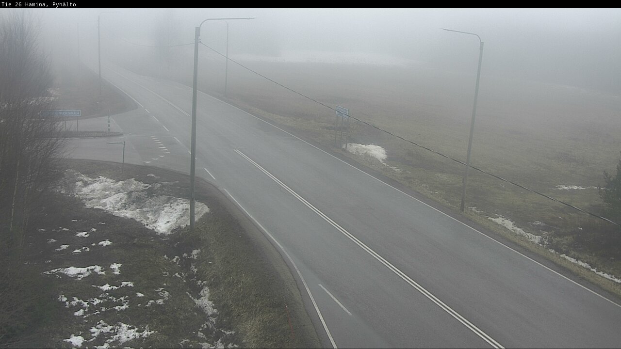 Kelikamerat Kuva Tie 26 Hamina, Pyhältö, Hamina, Kymenlaakso