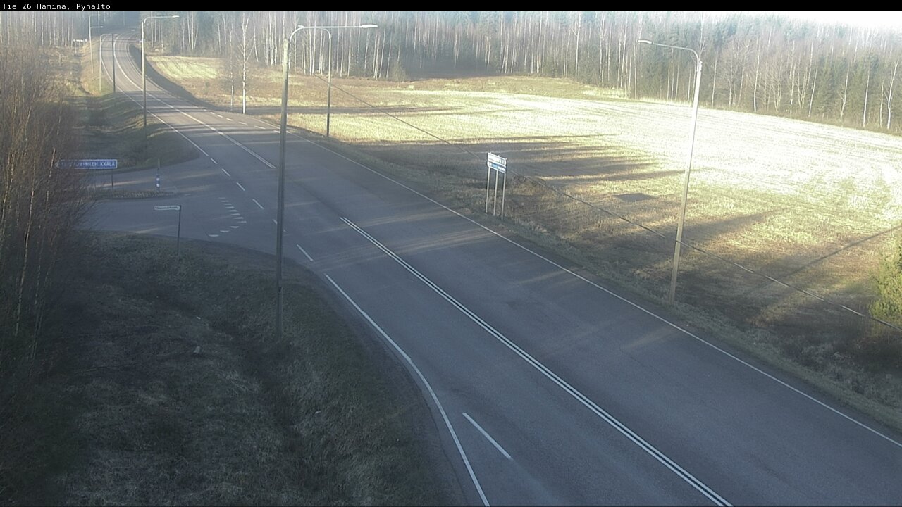 Kelikamerat Kuva Tie 26 Hamina, Pyhältö, Hamina, Kymenlaakso