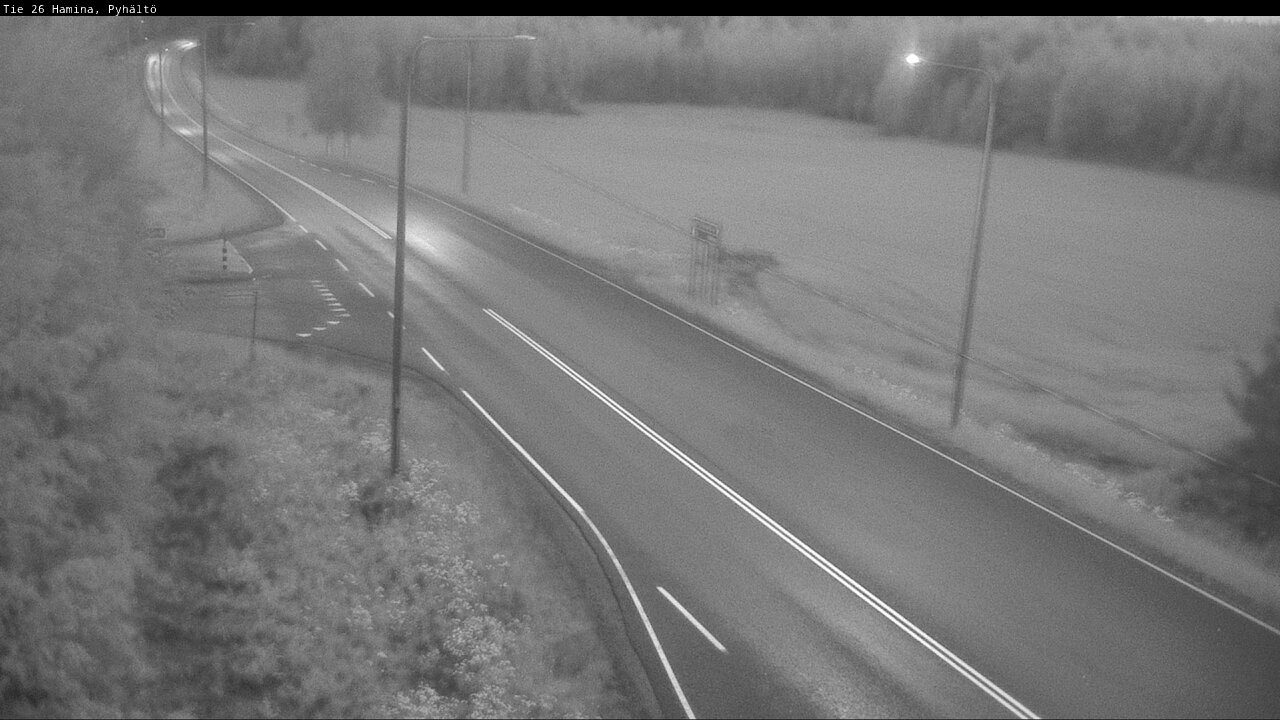 Kelikamerat Kuva Tie 26 Hamina, Pyhältö, Hamina, Kymenlaakso