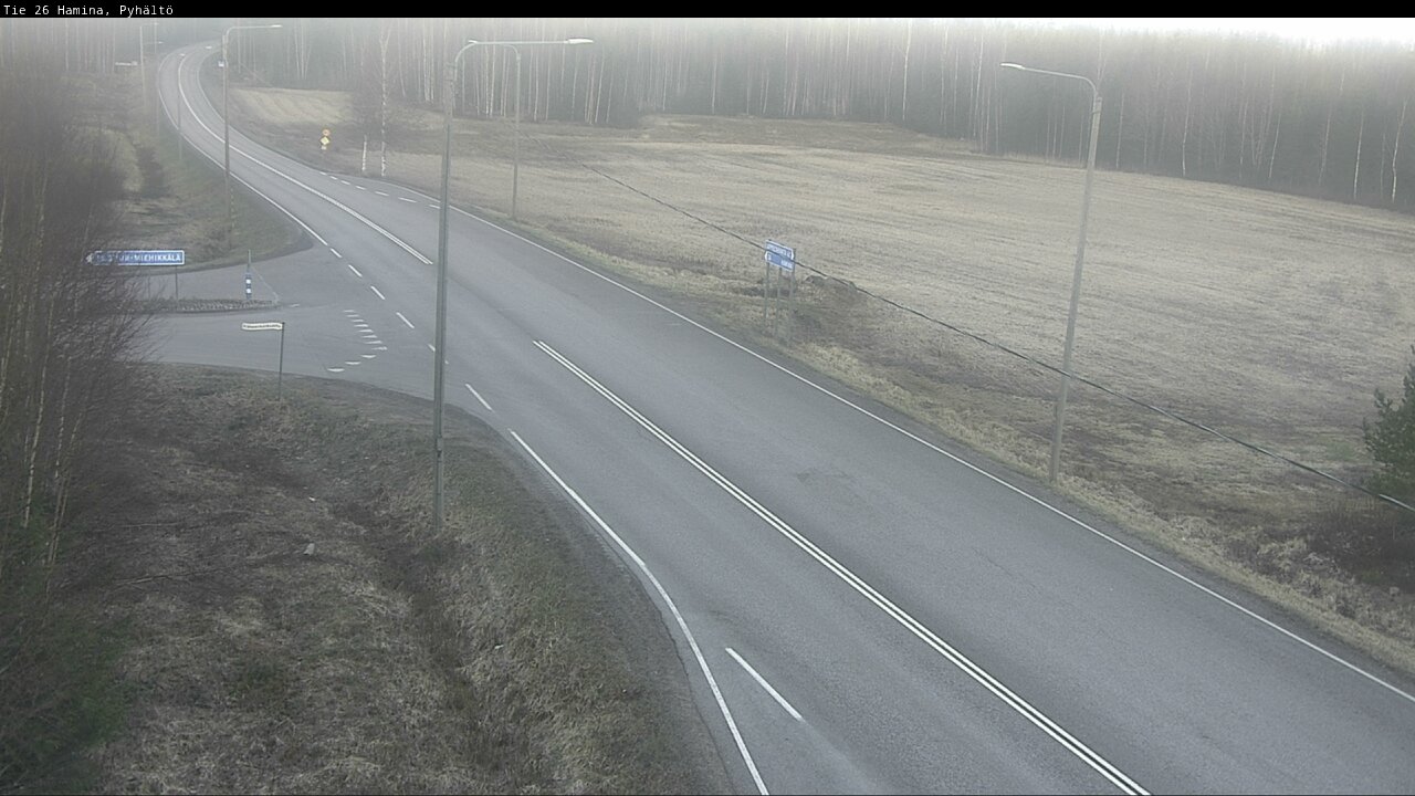 Kelikamerat Kuva Tie 26 Hamina, Pyhältö, Hamina, Kymenlaakso