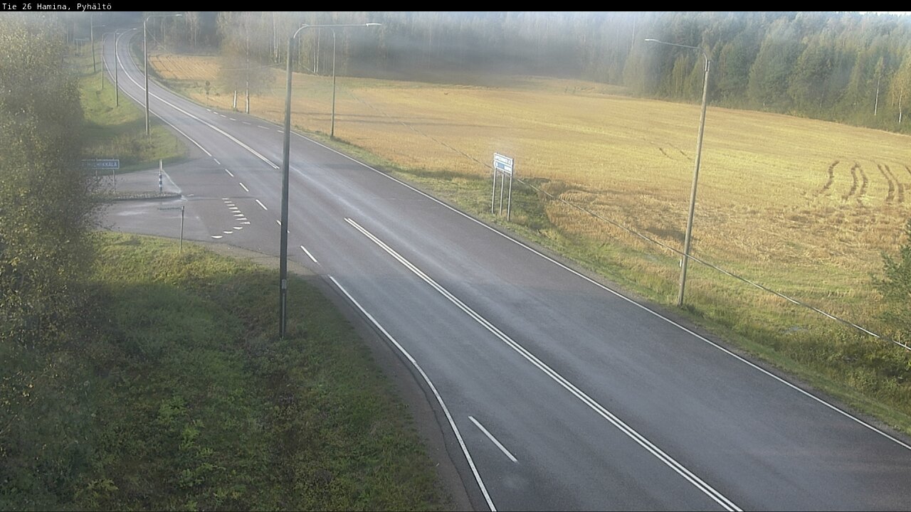 Kelikamerat Kuva Tie 26 Hamina, Pyhältö, Hamina, Kymenlaakso