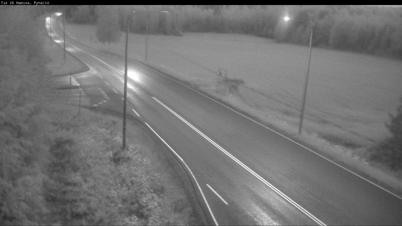 Kelikamerat Kuva Tie 26 Hamina, Pyhältö, Hamina, Kymenlaakso