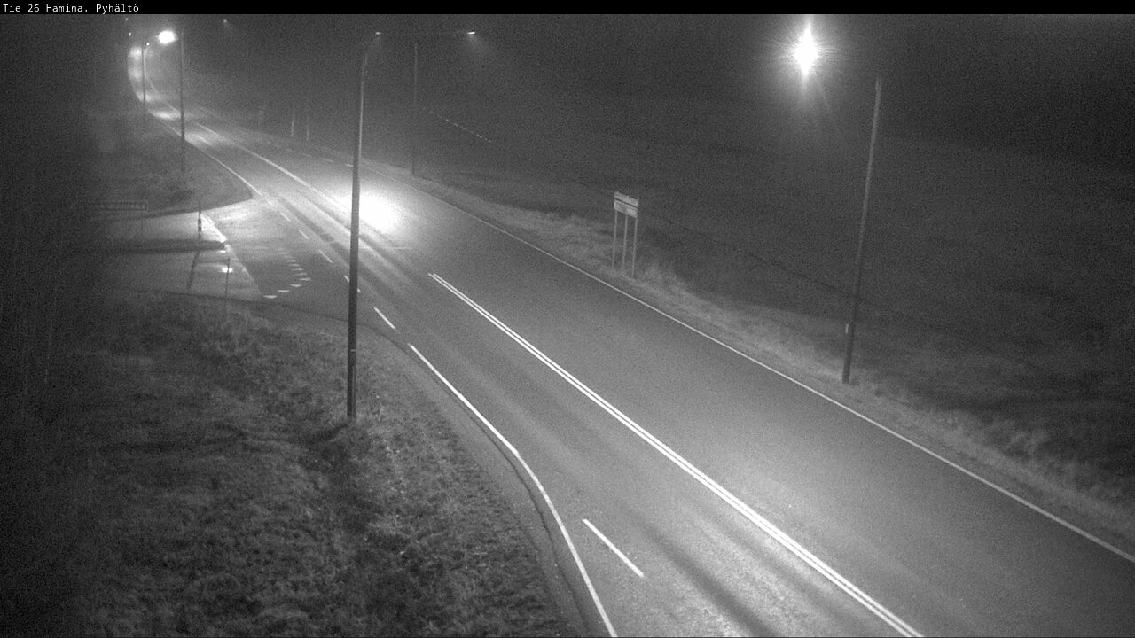 Kelikamerat Kuva Tie 26 Hamina, Pyhältö, Hamina, Kymenlaakso