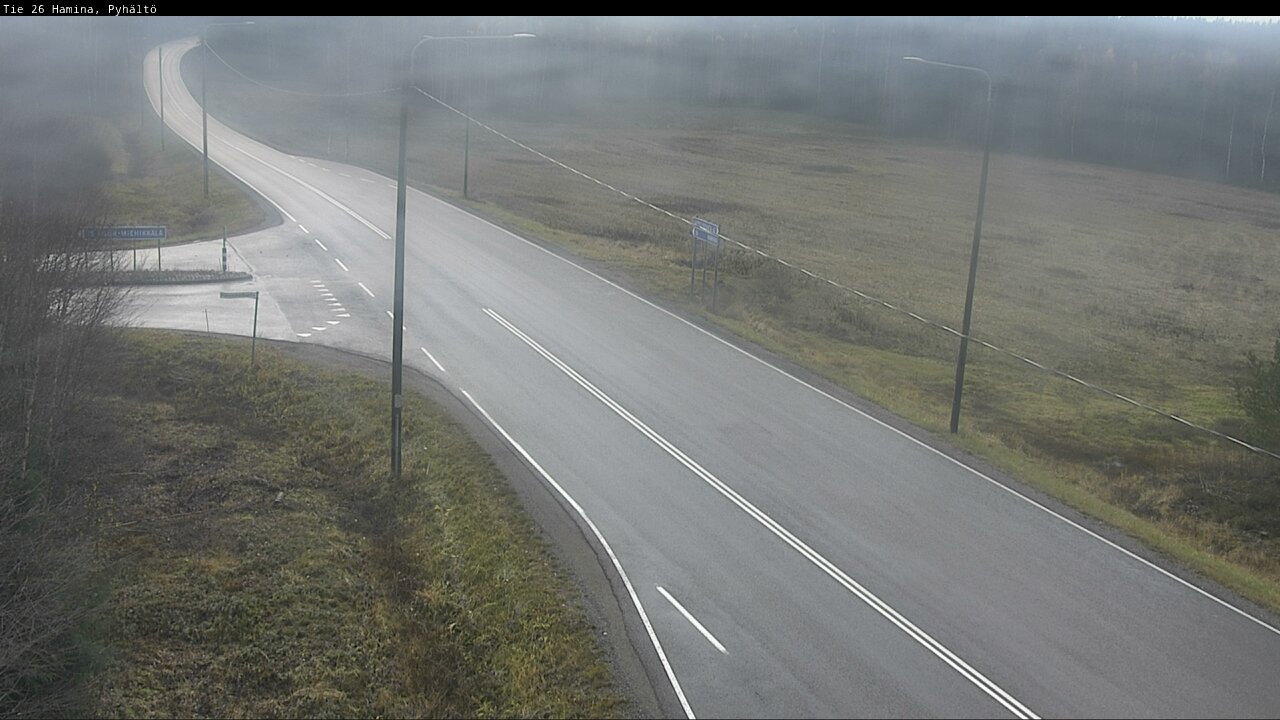 Kelikamerat Kuva Tie 26 Hamina, Pyhältö, Hamina, Kymenlaakso