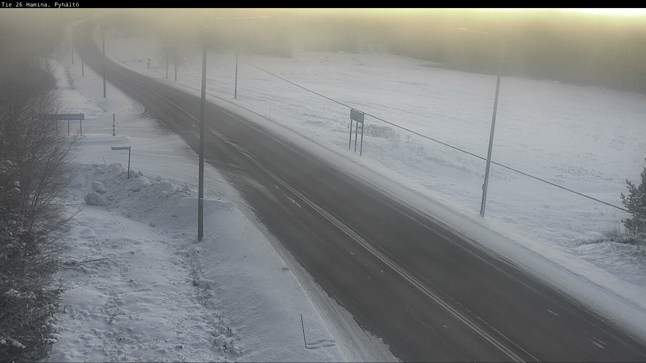 Kelikamerat Kuva Tie 26 Hamina, Pyhältö, Hamina, Kymenlaakso