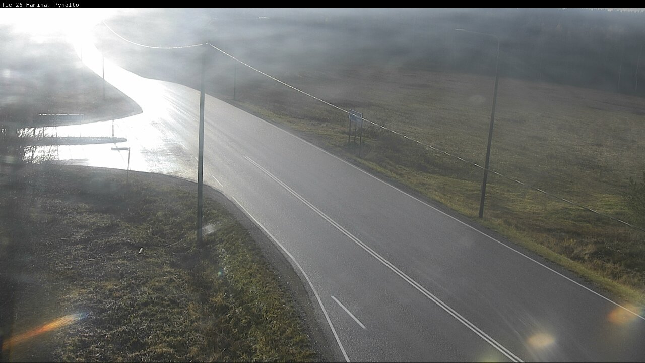 Kelikamerat Kuva Tie 26 Hamina, Pyhältö, Hamina, Kymenlaakso