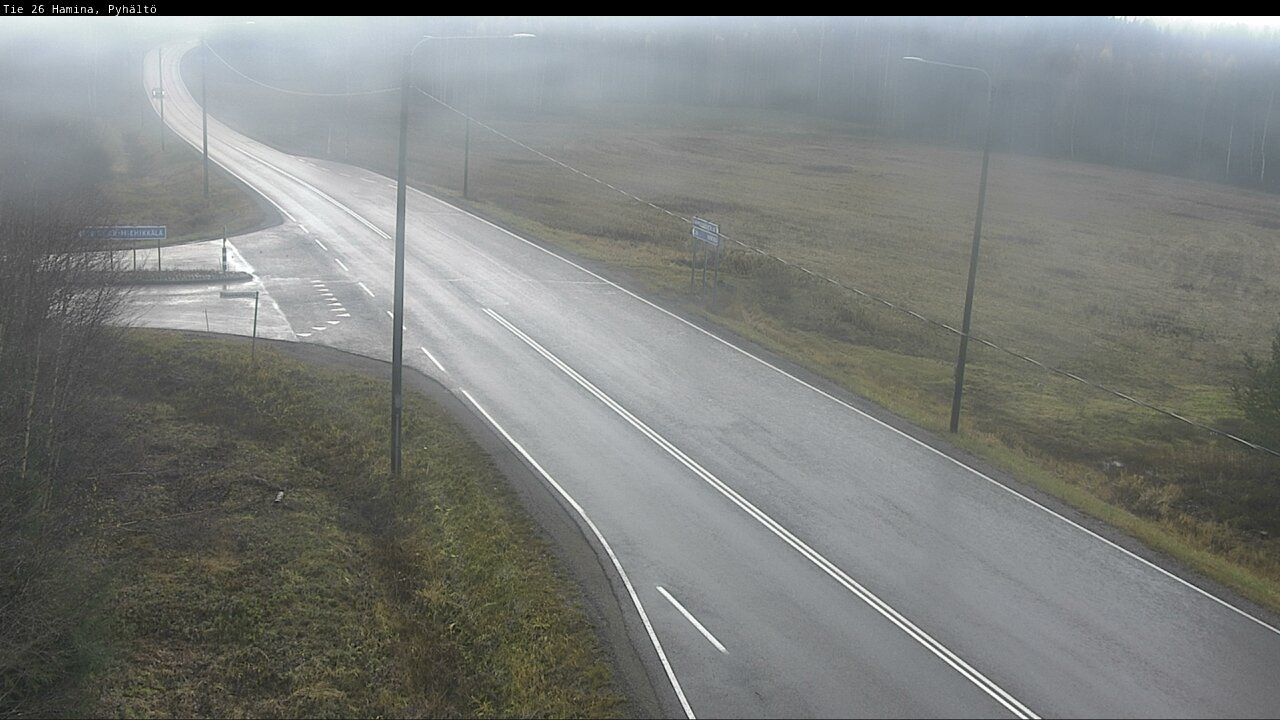 Kelikamerat Kuva Tie 26 Hamina, Pyhältö, Hamina, Kymenlaakso