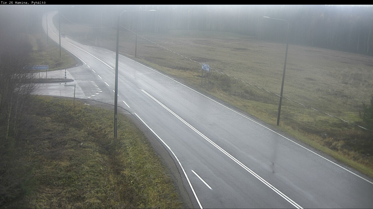 Kelikamerat Kuva Tie 26 Hamina, Pyhältö, Hamina, Kymenlaakso