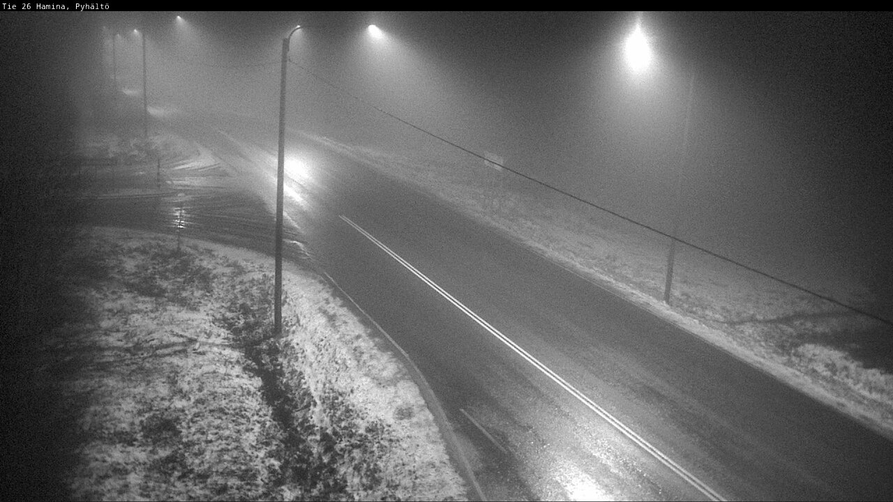 Weather Camera Image Väg 26 Pyhältö, Hamina, Kymenlaakso