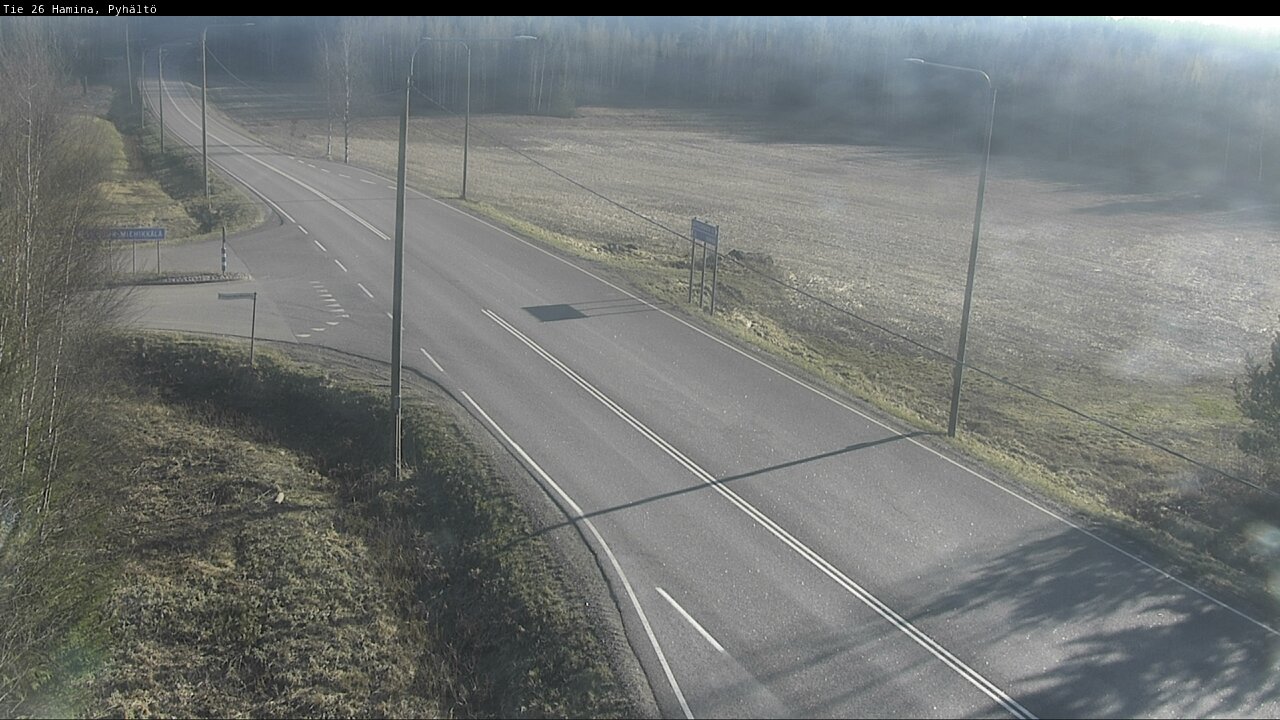 Kelikamerat Kuva Tie 26 Hamina, Pyhältö, Hamina, Kymenlaakso