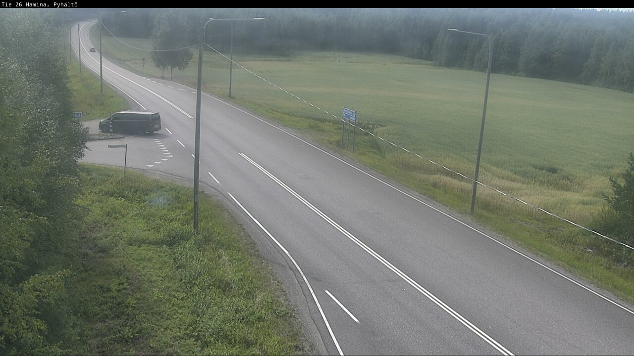 Kelikamerat Kuva Tie 26 Hamina, Pyhältö, Hamina, Kymenlaakso