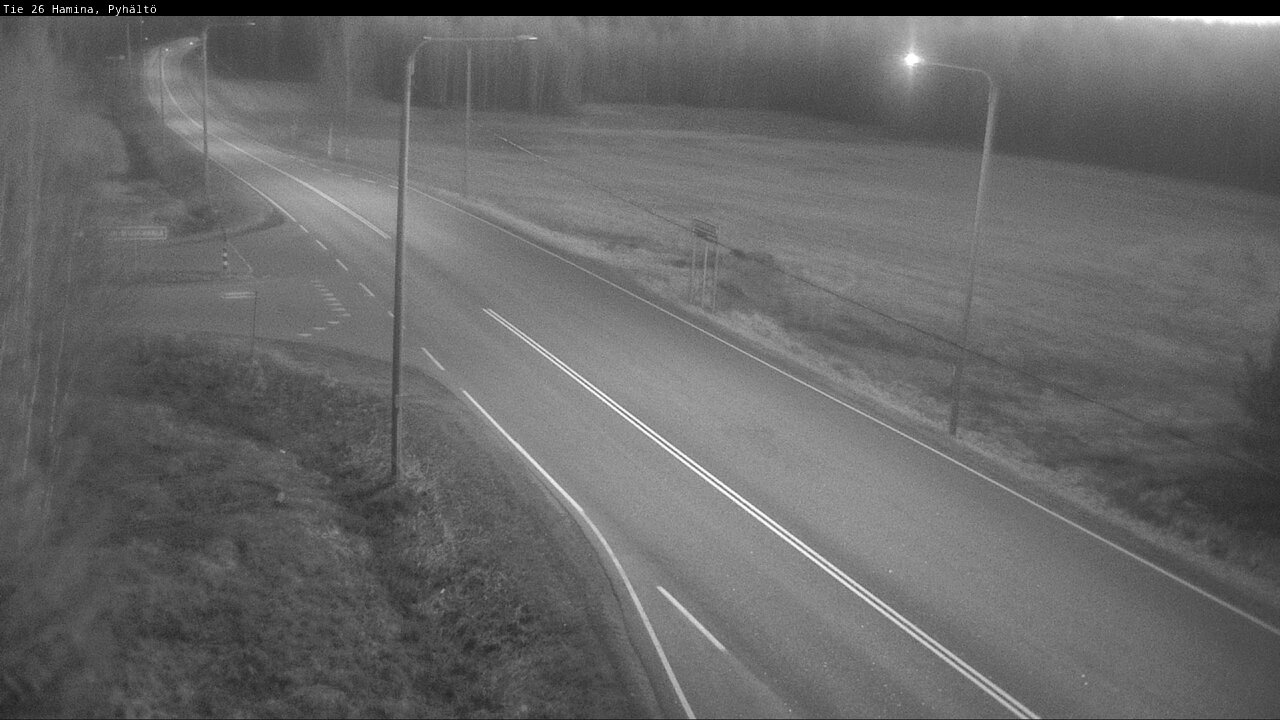 Kelikamerat Kuva Tie 26 Hamina, Pyhältö, Hamina, Kymenlaakso