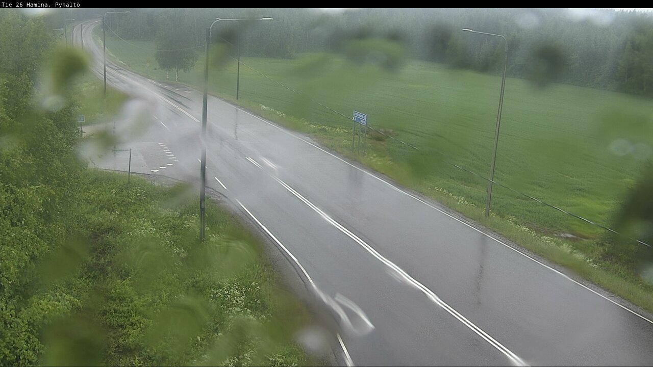 Weather Camera Image Road 26 Hamina, Pyhältö, Hamina, Kymenlaakso