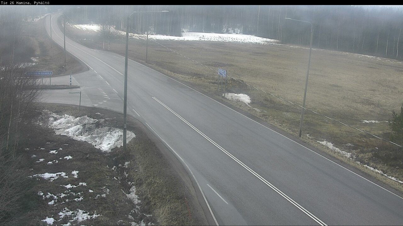 Kelikamerat Kuva Tie 26 Hamina, Pyhältö, Hamina, Kymenlaakso