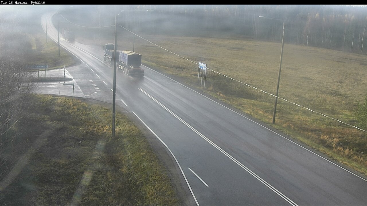 Kelikamerat Kuva Tie 26 Hamina, Pyhältö, Hamina, Kymenlaakso