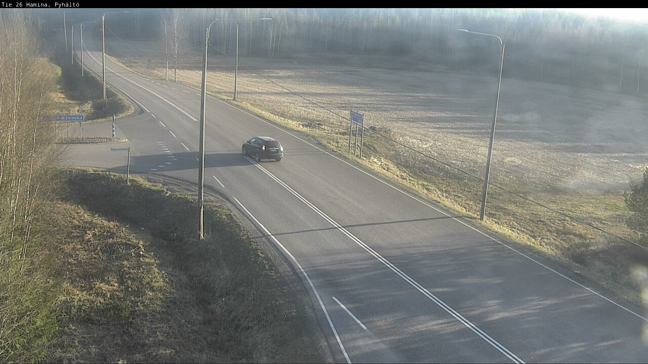 Kelikamerat Kuva Tie 26 Hamina, Pyhältö, Hamina, Kymenlaakso