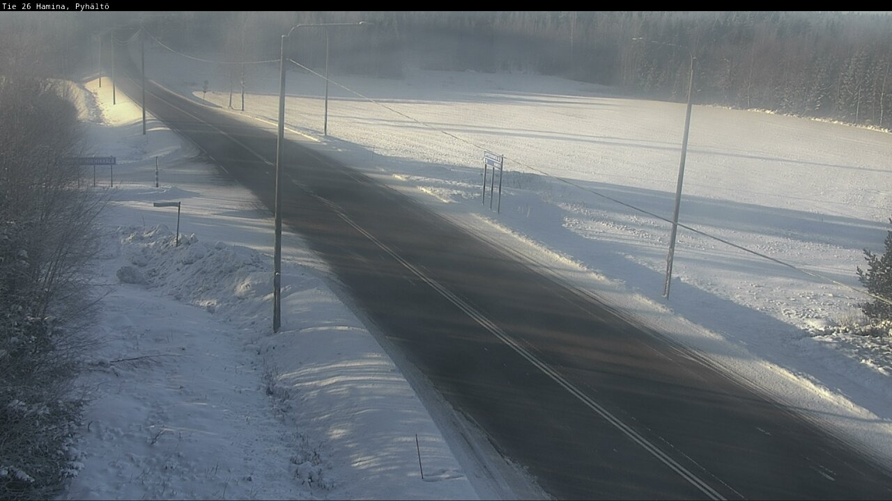 Weather Camera Image Road 26 Hamina, Pyhältö, Hamina, Kymenlaakso
